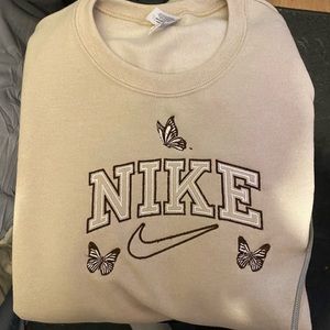 Custom Nike Embroidered Crewneck!